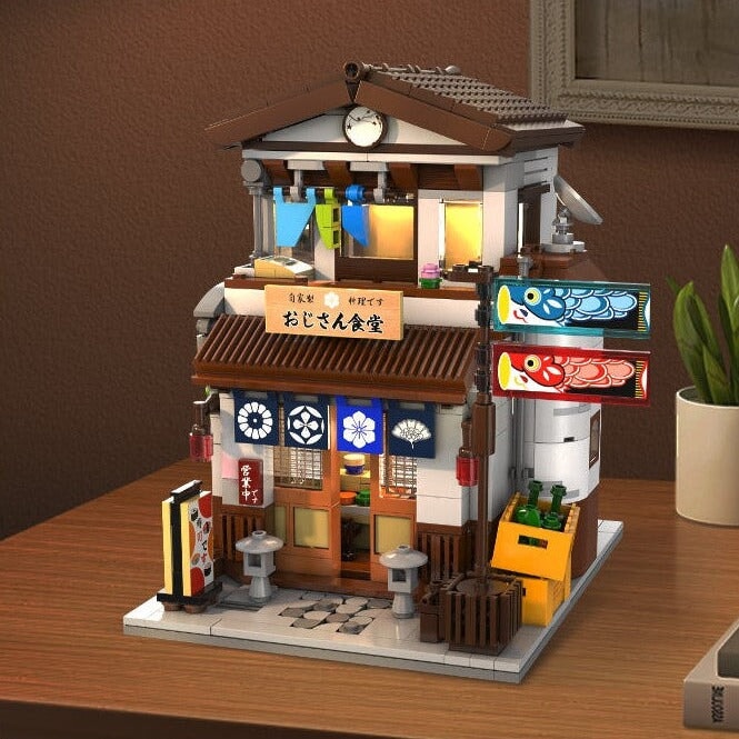 Traditional Local Japanese Restaurant LED Building Set