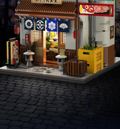 Traditional Local Japanese Restaurant LED Building Set