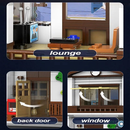 Traditional Local Japanese Restaurant LED Building Set