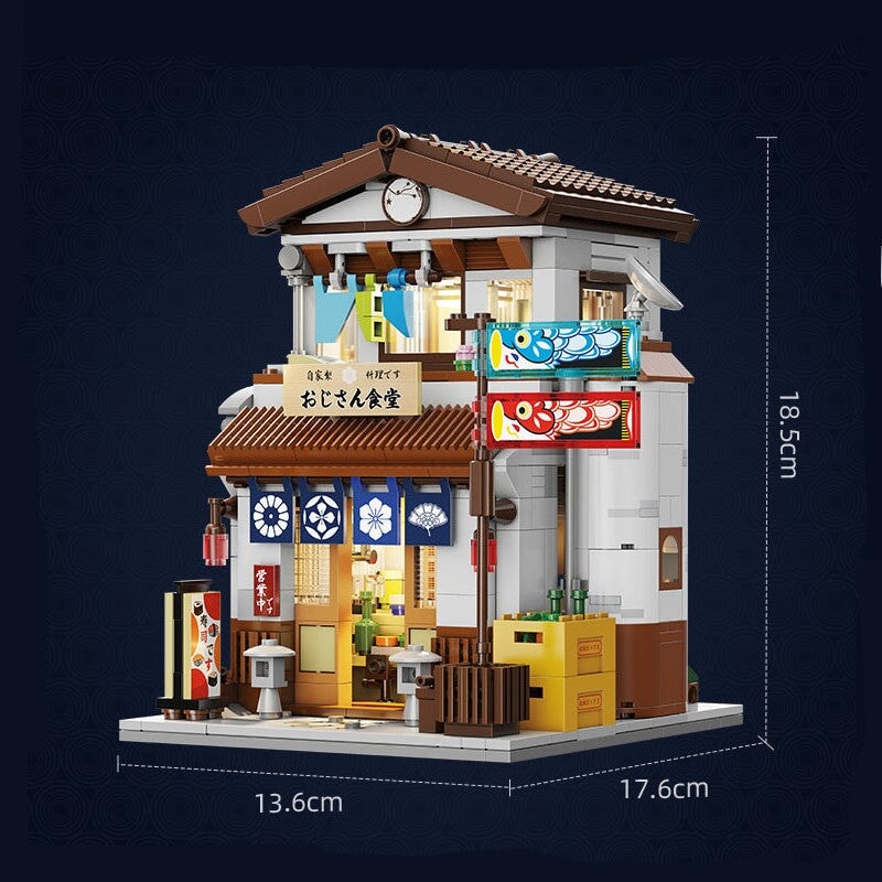 Traditional Local Japanese Restaurant LED Building Set