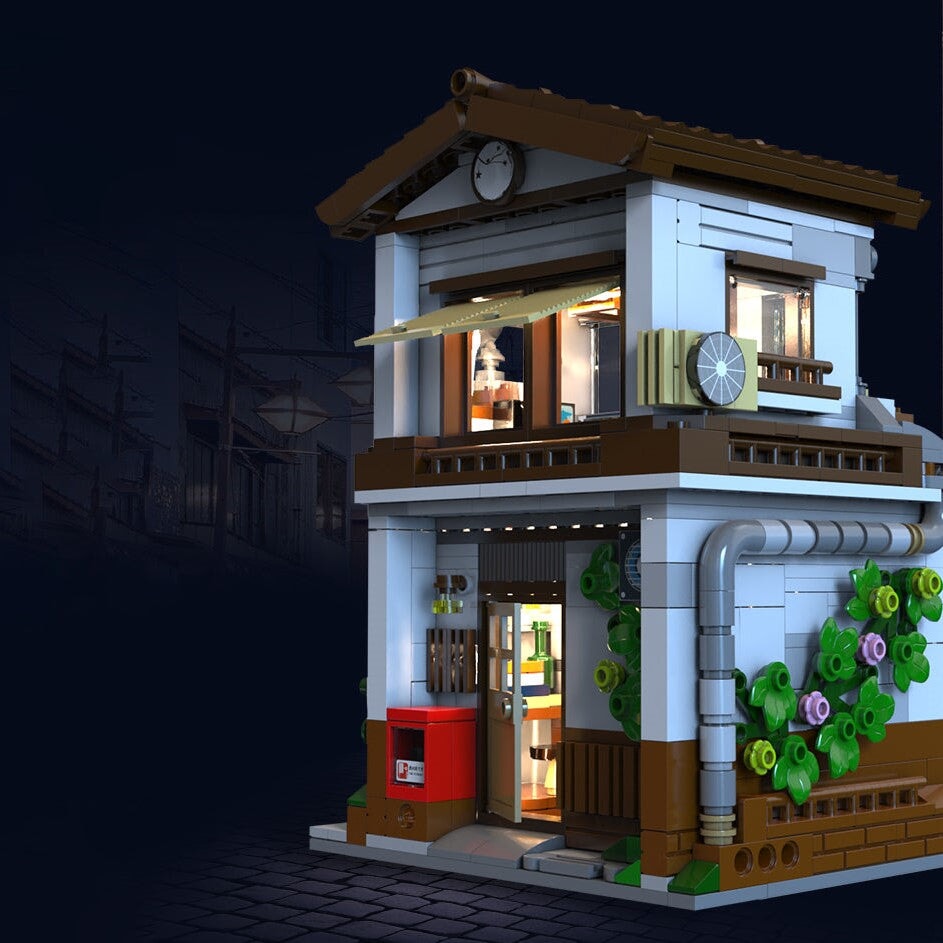 Traditional Local Japanese Restaurant LED Building Set