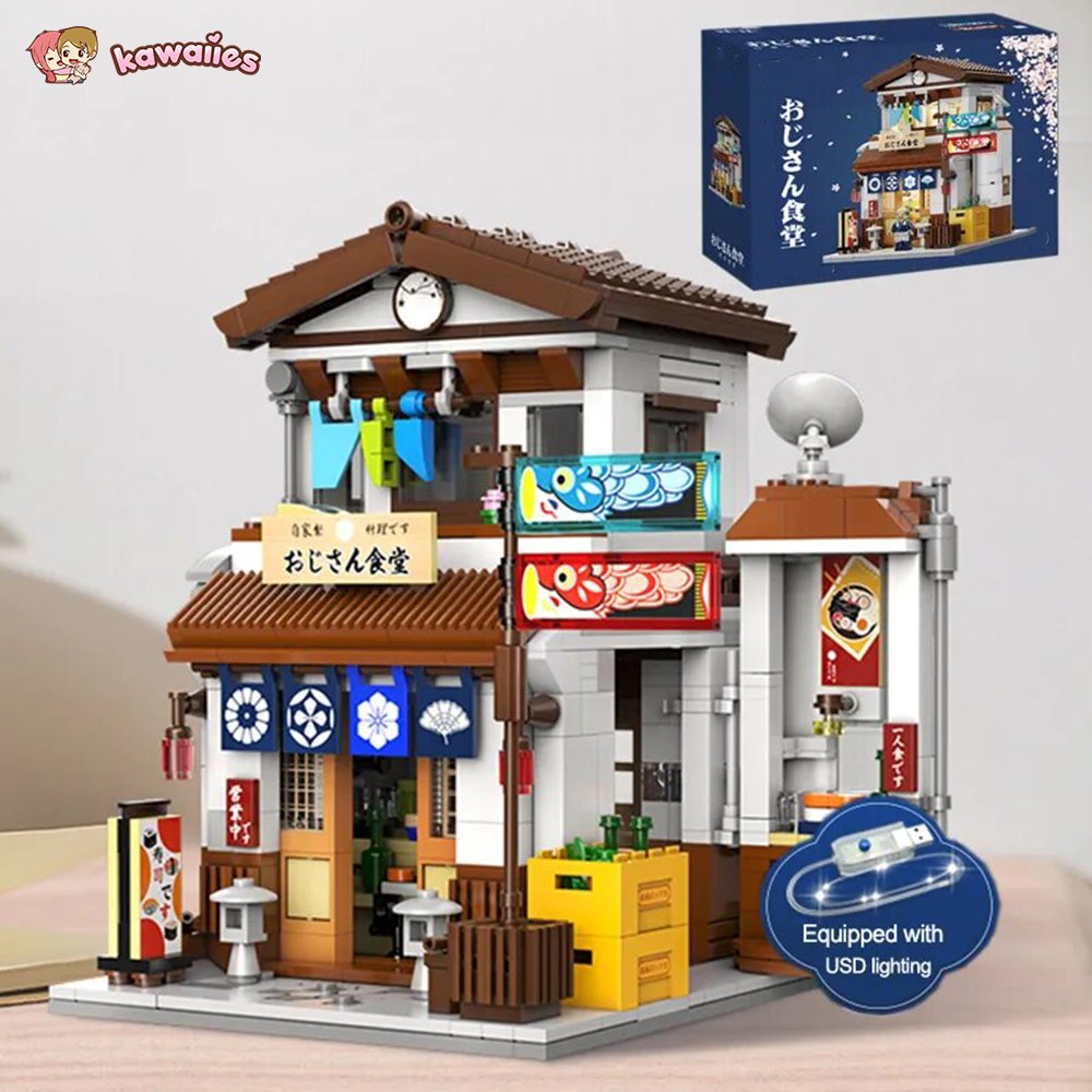 Traditional Local Japanese Restaurant LED Building Set