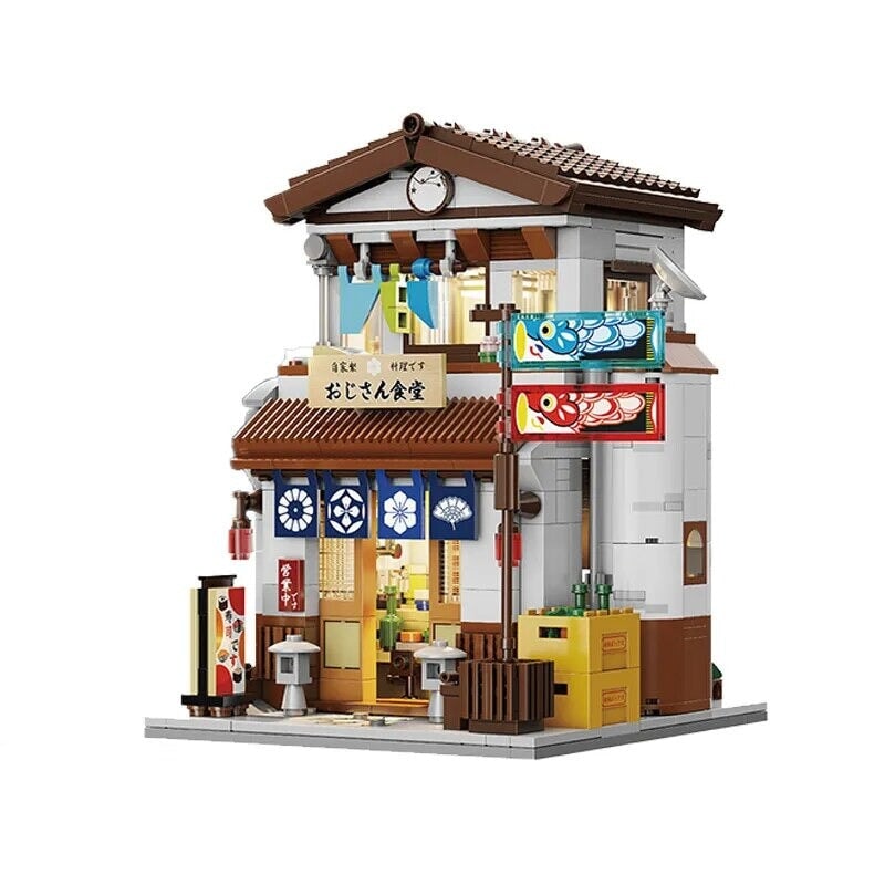 Traditional Local Japanese Restaurant LED Building Set