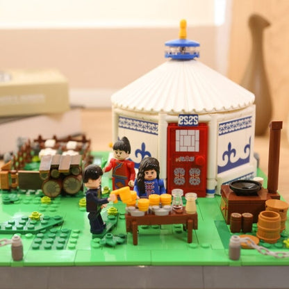 Traditional Mongolian Ger Building Blocks