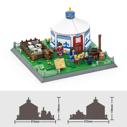 Traditional Mongolian Ger Building Blocks