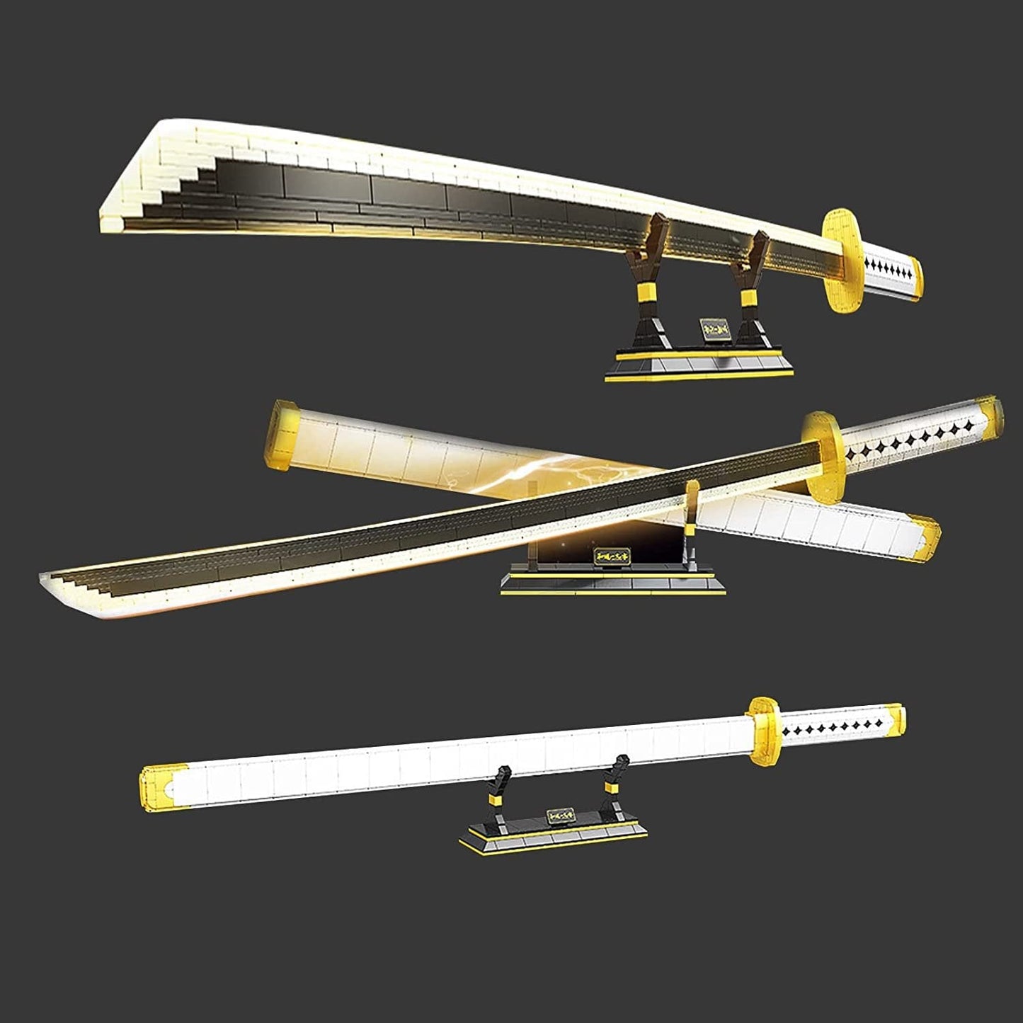 Wado Great Grade White Katana Sword Building Blocks