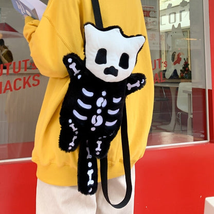 Whisper the Mini Skeleton Plush Backpack