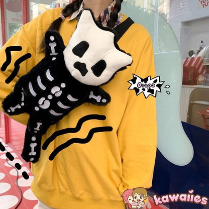 Whisper the Mini Skeleton Plush Backpack