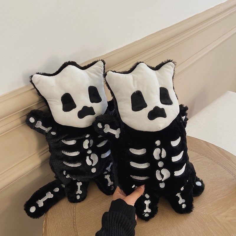 Whisper the Mini Skeleton Plush Backpack