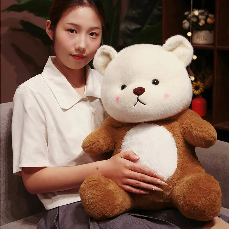 White Bear Capybara Costume Plushie