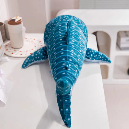 White Beluga Blue Whale Shark 75cm Plushies