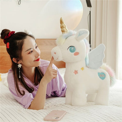 White Dreamy Unicorn Pony Plushie