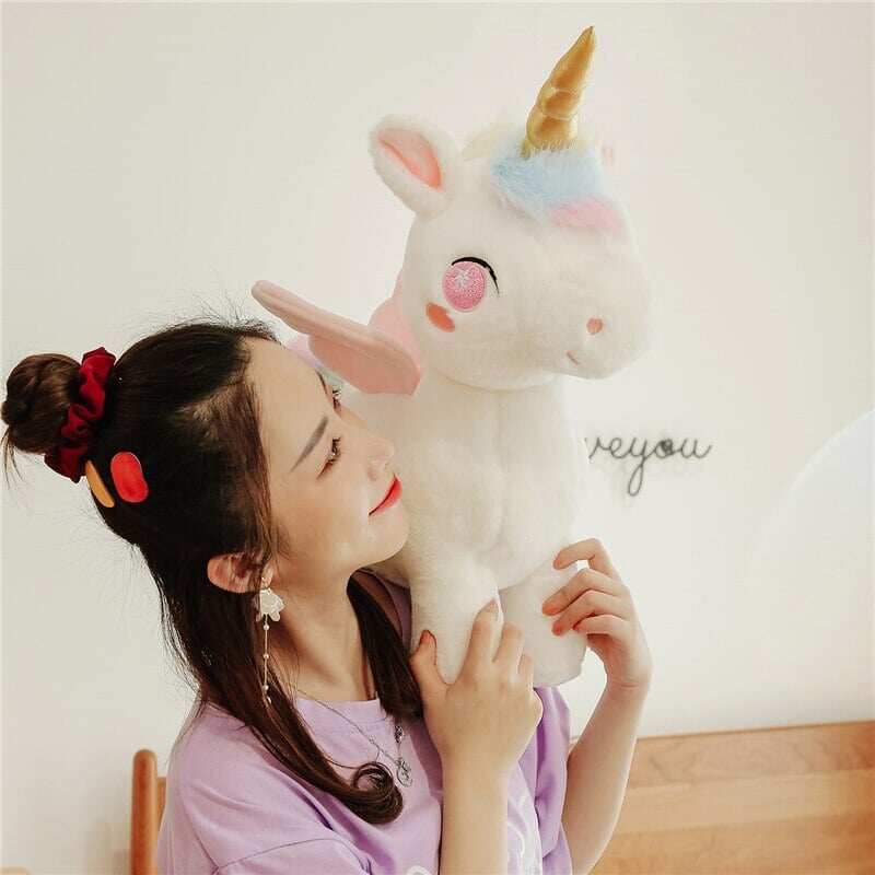 White Dreamy Unicorn Pony Plushie