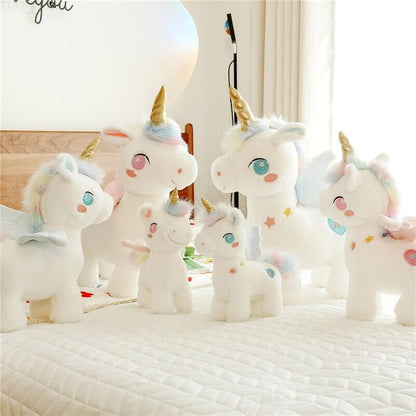 White Dreamy Unicorn Pony Plushie