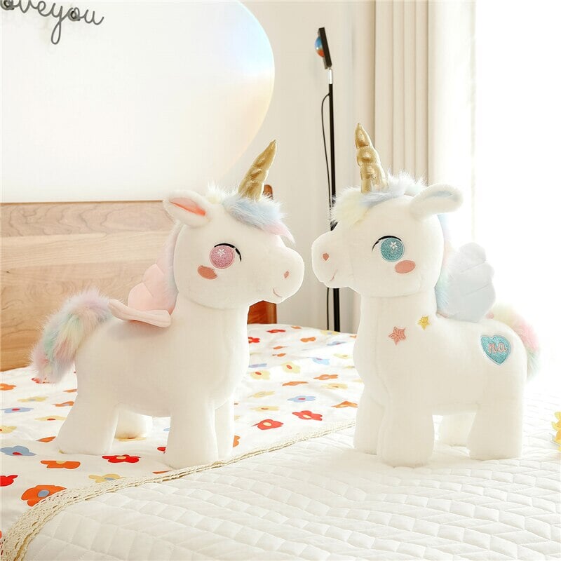 White Dreamy Unicorn Pony Plushie