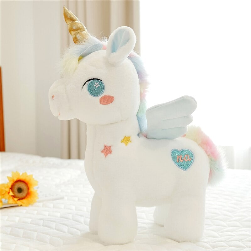 White Dreamy Unicorn Pony Plushie