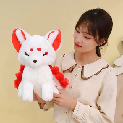 White Nine-Tailed Fox Plushies