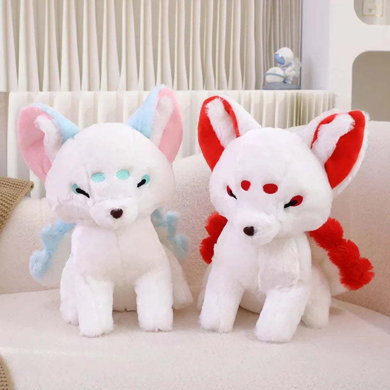 White Nine-Tailed Fox Plushies