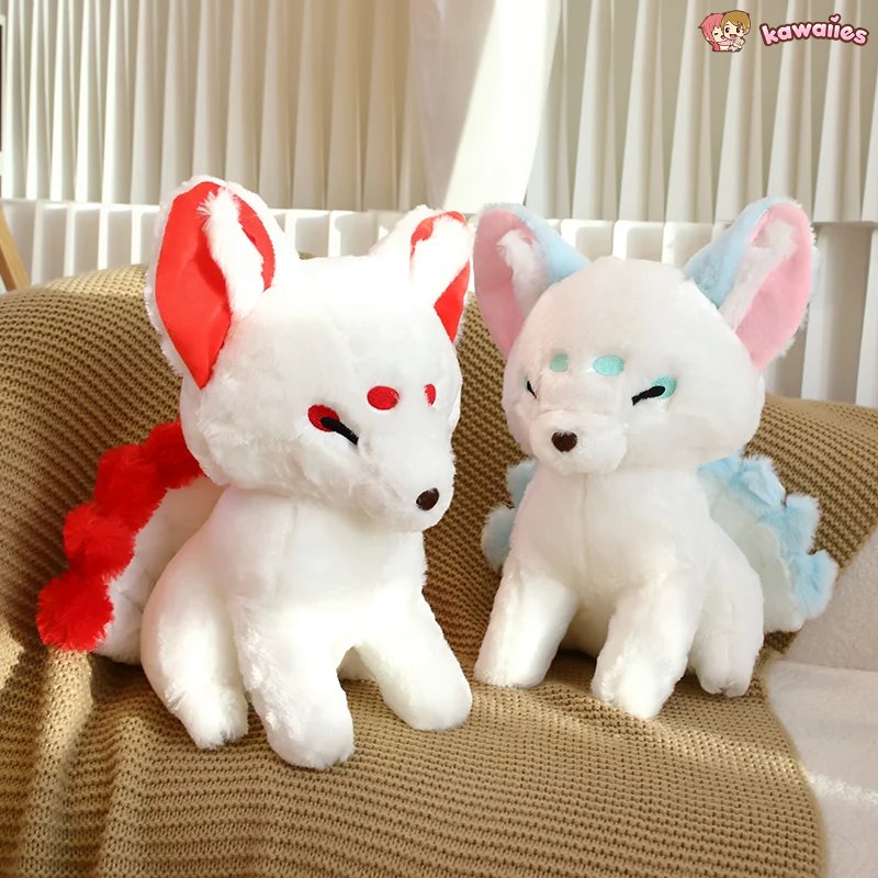 White Nine-Tailed Fox Plushies