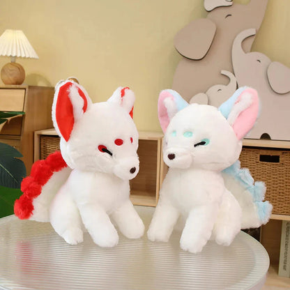 White Nine-Tailed Fox Plushies