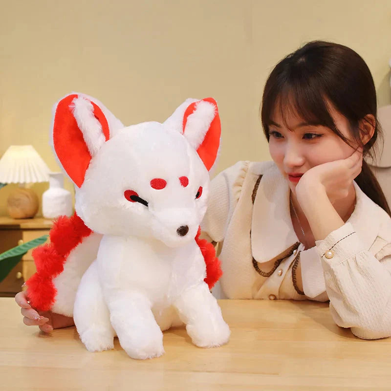 White Nine-Tailed Fox Plushies
