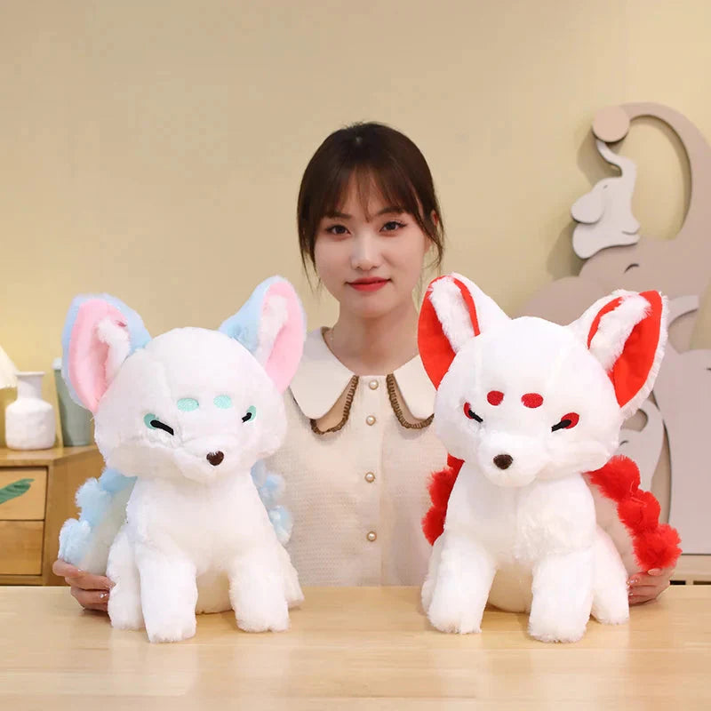 White Nine-Tailed Fox Plushies