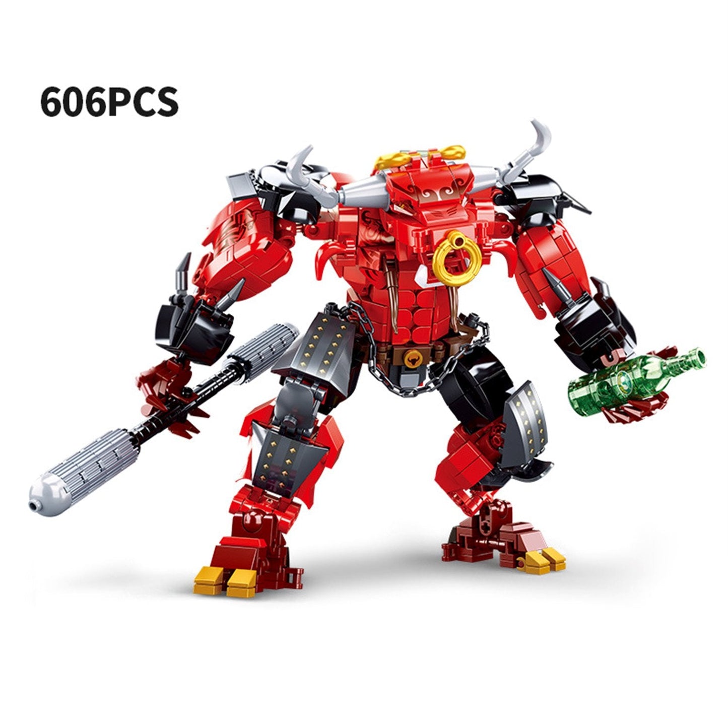Wukong Monkey Bull Pig Mecha Warriors Building Blocks