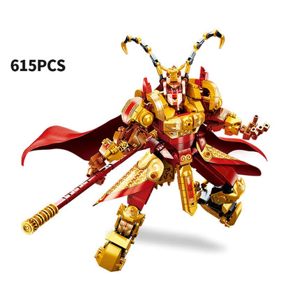 Wukong Monkey Bull Pig Mecha Warriors Building Blocks