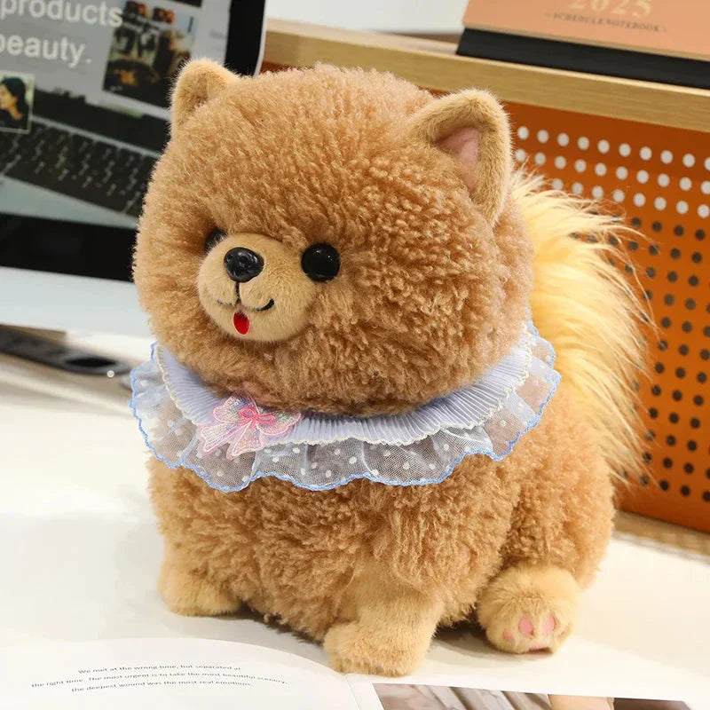 Yumi and Koji the Pomeranian Dog Plushies