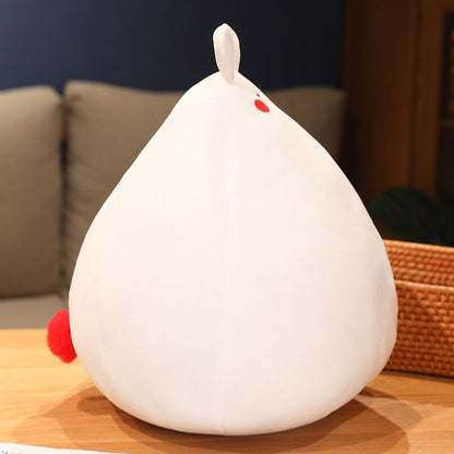 Zuki the White Bunny Plushie with Mini Face