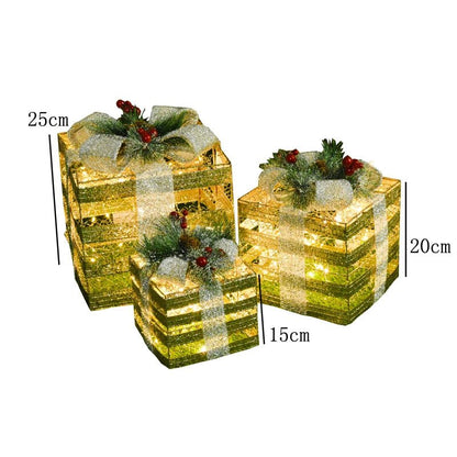 LED Christmas Christmas Tree, Snowman or Gift Box Decoration – Snowman & Fawn Tree Decorations, Perfect Holiday Ornaments & New Year Gifts