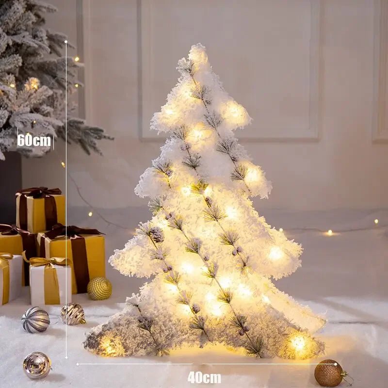 LED Christmas Christmas Tree, Snowman or Gift Box Decoration – Snowman & Fawn Tree Decorations, Perfect Holiday Ornaments & New Year Gifts