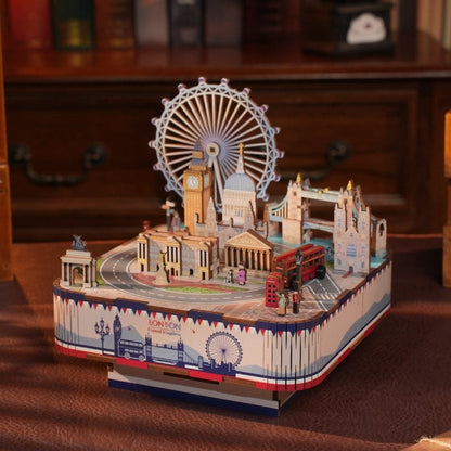 London City | 3D Wooden Puzzles | DIY Music Box