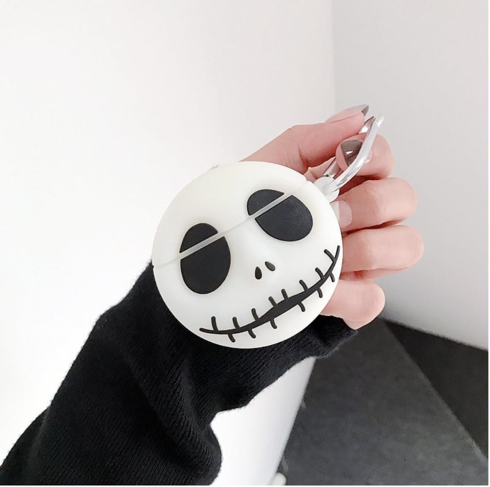 Luminous Skull AirPods Case - Glows in the dark Nightmare Before Christmas Airpods Case