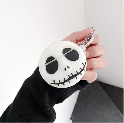 Luminous Skull AirPods Case - Glows in the dark Nightmare Before Christmas Airpods Case
