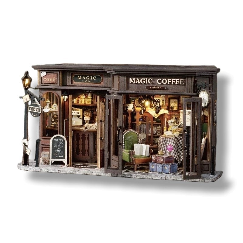 Magic Coffee Shop DIY Miniature House Kit