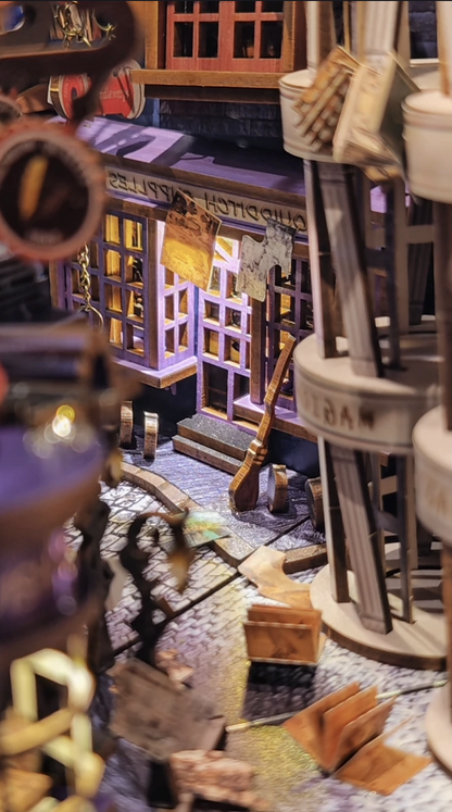 Magic Night Alley DIY Book Nook Kit