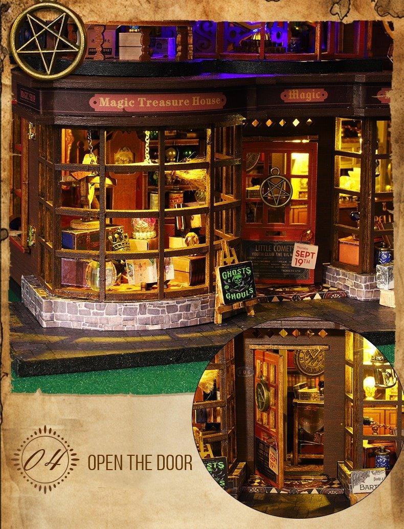 Magic Treasure House DIY Miniature Dollhouse Kit