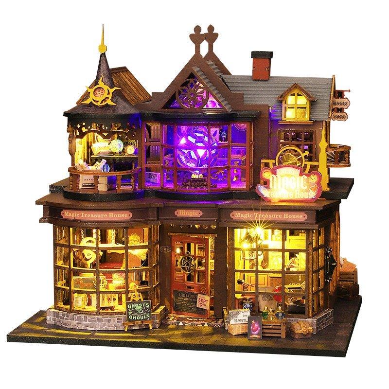 Magic Treasure House DIY Miniature Dollhouse Kit