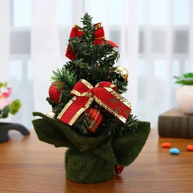 Mini Tabletop Christmas Tree Ornaments – Delightful DIY Décor for Your Table, Perfect for Holiday Celebrations and New Year’s Festivities
