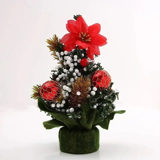Mini Tabletop Christmas Tree Ornaments – Delightful DIY Décor for Your Table, Perfect for Holiday Celebrations and New Year’s Festivities