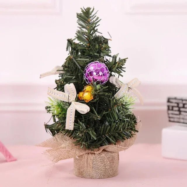 Mini Tabletop Christmas Tree Ornaments – Delightful DIY Décor for Your Table, Perfect for Holiday Celebrations and New Year’s Festivities