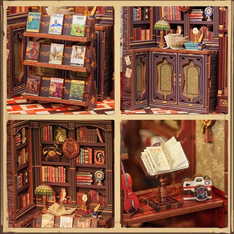 Owl Bookstore DIY Book Nook Kit | Mini Bookstore Series