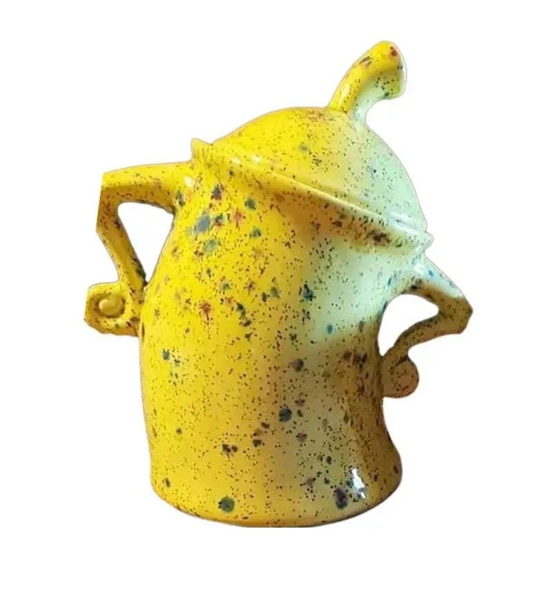 Quirky Akimbo Style Attitude Jar  – Hipster-Inspired Resin Canister for Candy, Kitchen Storage, or Whimsical Christmas Décor