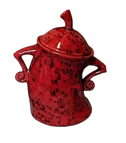 Quirky Akimbo Style Attitude Jar  – Hipster-Inspired Resin Canister for Candy, Kitchen Storage, or Whimsical Christmas Décor