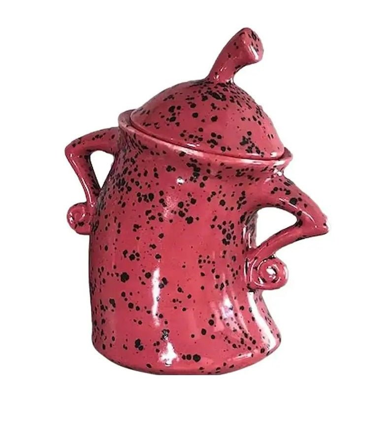 Quirky Akimbo Style Attitude Jar  – Hipster-Inspired Resin Canister for Candy, Kitchen Storage, or Whimsical Christmas Décor