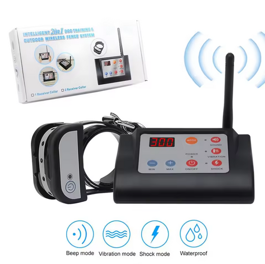 Invisible Wireless Dog Fence With Shock Collars