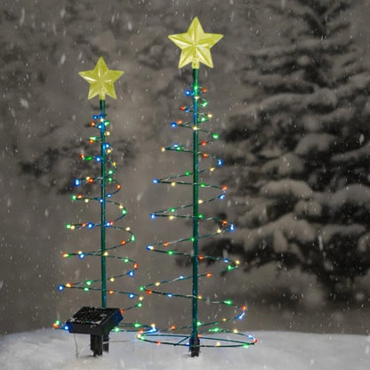 Solar-Powered LED Christmas String Lights – Waterproof Outdoor Fairy Garland for Magical Holiday Garden & New Year Décor