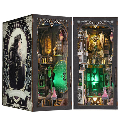 Tarot Divination Society | DIY Book Nook Kit | 3D Wooden Puzzle Bookend