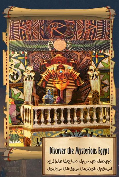 Tracing Egypt DIY Book Nook Kit